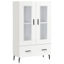 High glossy white engineered wood sideboard 69.5x31x115 cm by vidaXL, Sideboards - Ref: Foro24-828318, Price: 95,05 €, Discou...