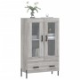 Aparador alto madera de ingeniería gris Sonoma 69,5x31x115 cm de vidaXL, Aparadores - Ref: Foro24-828314, Precio: 95,61 €, De...