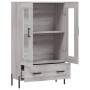 Aparador alto madera de ingeniería gris Sonoma 69,5x31x115 cm de vidaXL, Aparadores - Ref: Foro24-828314, Precio: 95,61 €, De...