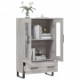 Aparador alto madera de ingeniería gris Sonoma 69,5x31x115 cm de vidaXL, Aparadores - Ref: Foro24-828330, Precio: 75,95 €, De...