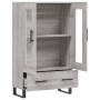 Aparador alto madera de ingeniería gris Sonoma 69,5x31x115 cm de vidaXL, Aparadores - Ref: Foro24-828330, Precio: 75,95 €, De...