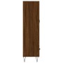 Aparador alto madera de ingeniería roble marrón 69,5x31x115 cm de vidaXL, Aparadores - Ref: Foro24-828299, Precio: 91,57 €, D...