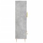 Aparador alto madera de ingeniería gris hormigón 69,5x31x115 cm de vidaXL, Aparadores - Ref: Foro24-828288, Precio: 84,05 €, ...