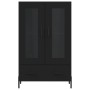 Aparador alto madera de ingeniería negro 69,5x31x115 cm de vidaXL, Aparadores - Ref: Foro24-828309, Precio: 94,83 €, Descuent...