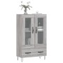 Aparador alto madera de ingeniería gris Sonoma 69,5x31x115 cm de vidaXL, Aparadores - Ref: Foro24-828298, Precio: 88,04 €, De...