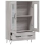 Aparador alto madera de ingeniería gris Sonoma 69,5x31x115 cm de vidaXL, Aparadores - Ref: Foro24-828298, Precio: 88,04 €, De...