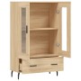 Aparador alto madera de ingeniería roble Sonoma 69,5x31x115 cm de vidaXL, Aparadores - Ref: Foro24-828319, Precio: 89,31 €, D...