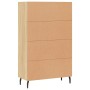 Aparador alto madera de ingeniería roble Sonoma 69,5x31x115 cm de vidaXL, Aparadores - Ref: Foro24-828319, Precio: 89,31 €, D...