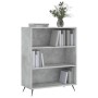 Estantería madera de ingeniería gris hormigón 69,5x32,5x90 cm de vidaXL, Librerías y estanterías - Ref: Foro24-828336, Precio...