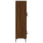 Aparador alto madera de ingeniería roble marrón 69,5x31x115 cm de vidaXL, Aparadores - Ref: Foro24-828307, Precio: 90,35 €, D...