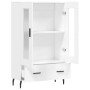 Tall white engineered wood sideboard 69.5x31x115 cm by vidaXL, Sideboards - Ref: Foro24-828316, Price: 87,39 €, Discount: %