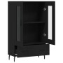 Aparador alto madera de ingeniería negro 69,5x31x115 cm de vidaXL, Aparadores - Ref: Foro24-828317, Precio: 89,01 €, Descuent...