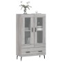 Aparador alto madera de ingeniería gris Sonoma 69,5x31x115 cm de vidaXL, Aparadores - Ref: Foro24-828322, Precio: 89,25 €, De...