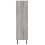 Tall Sonoma gray engineered wood sideboard 69.5x31x115 cm by vidaXL, Sideboards - Ref: Foro24-828322, Price: 89,37 €, Discoun...