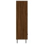 Tall engineered wood sideboard in brown oak 69.5x31x115 cm by vidaXL, Sideboards - Ref: Foro24-828323, Price: 94,86 €, Discou...