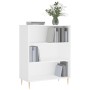 Weißes Holzwerkstoffregal 69,5 x 32,5 x 90 cm von vidaXL, Bücherregale und Regale - Ref: Foro24-828348, Preis: 55,22 €, Rabat...