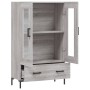 Aparador alto madera de ingeniería gris Sonoma 69,5x31x115 cm de vidaXL, Aparadores - Ref: Foro24-828306, Precio: 93,46 €, De...