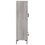 Aparador alto madera de ingeniería gris Sonoma 69,5x31x115 cm de vidaXL, Aparadores - Ref: Foro24-828306, Precio: 93,46 €, De...