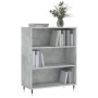 Estantería madera de ingeniería gris hormigón 69,5x32,5x90 cm de vidaXL, Librerías y estanterías - Ref: Foro24-828344, Precio...