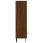 Aparador alto madera de ingeniería roble marrón 69,5x31x115 cm de vidaXL, Aparadores - Ref: Foro24-828315, Precio: 95,99 €, D...