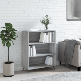 Regal aus technischem Holz in Sonoma-Grau, 69,5 x 32,5 x 90 cm von vidaXL, Bücherregale und Regale - Ref: Foro24-828338, Prei...