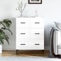 Glossy white plywood sideboard 69.5x34x90 cm by vidaXL, Sideboards - Ref: Foro24-827854, Price: 105,99 €, Discount: %