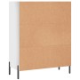 Glossy white engineered wood shelf 69.5x32.5x90 cm by vidaXL, Sideboards - Ref: Foro24-828374, Price: 63,99 €, Discount: %