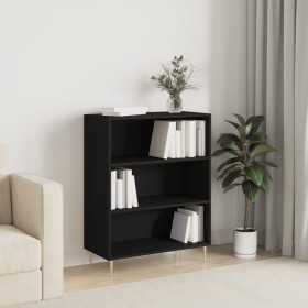 Regal aus schwarzem Holzwerkstoff 69,5x32,5x90 cm von vidaXL, Bücherregale und Regale - Ref: Foro24-828349, Preis: 54,99 €, R...