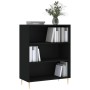 Estantería madera de ingeniería negro 69,5x32,5x90 cm de vidaXL, Librerías y estanterías - Ref: Foro24-828349, Precio: 54,99 ...