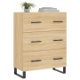 Aparador de madera de ingeniería roble Sonoma 69,5x34x90 cm de vidaXL, Aparadores - Ref: Foro24-827879, Precio: 115,02 €, Des...