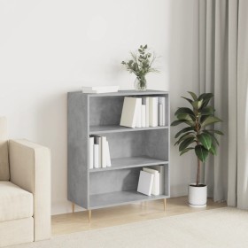 Concrete gray engineered wood shelf 69.5x32.5x90 cm by vidaXL, Bookcases and shelves - Ref: Foro24-828352, Price: 53,30 €, Di...