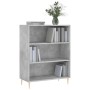 Estantería madera de ingeniería gris hormigón 69,5x32,5x90 cm de vidaXL, Librerías y estanterías - Ref: Foro24-828352, Precio...