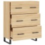 Aparador de madera de ingeniería roble Sonoma 69,5x34x90 cm de vidaXL, Aparadores - Ref: Foro24-827879, Precio: 115,02 €, Des...