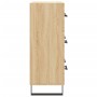 Aparador de madera de ingeniería roble Sonoma 69,5x34x90 cm de vidaXL, Aparadores - Ref: Foro24-827879, Precio: 115,02 €, Des...