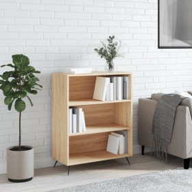 Parkettregal Sonoma Eiche 69,5x32,5x90 cm von vidaXL, Bücherregale und Regale - Ref: Foro24-828335, Preis: 54,40 €, Rabatt: %