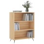 Engineered wood bookshelf in Sonoma oak 69.5x32.5x90 cm by vidaXL, Bookcases and shelves - Ref: Foro24-828335, Price: 54,40 €...