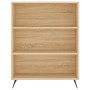 Estantería madera de ingeniería roble Sonoma 69,5x32,5x90 cm de vidaXL, Librerías y estanterías - Ref: Foro24-828335, Precio:...