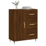 Oak brown engineered wood sideboard 69.5x34x90 cm by vidaXL, Sideboards - Ref: Foro24-827899, Price: 93,35 €, Discount: %