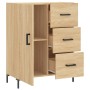 Aparador de madera de ingeniería roble Sonoma 69,5x34x90 cm de vidaXL, Aparadores - Ref: Foro24-827919, Precio: 95,48 €, Desc...