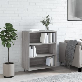 Regal aus technischem Holz in Sonoma-Grau, 69,5 x 32,5 x 90 cm von vidaXL, Bücherregale und Regale - Ref: Foro24-828362, Prei...