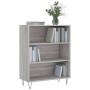 Estantería madera de ingeniería gris Sonoma 69,5x32,5x90 cm de vidaXL, Librerías y estanterías - Ref: Foro24-828362, Precio: ...