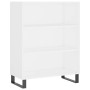 Weißes Holzwerkstoffregal 69,5 x 32,5 x 90 cm von vidaXL, Sideboards - Ref: Foro24-828388, Preis: 68,99 €, Rabatt: %