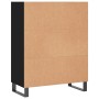 Estantería madera de ingeniería negro 69,5x32,5x90 cm de vidaXL, Aparadores - Ref: Foro24-828389, Precio: 64,01 €, Descuento: %