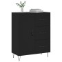 Engineered wood black sideboard 69.5x34x90 cm by vidaXL, Sideboards - Ref: Foro24-827909, Price: 89,99 €, Discount: %