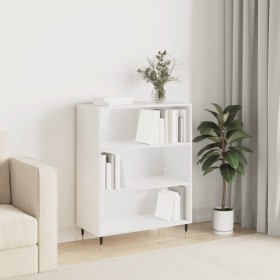 Engineered wood bookshelf in glossy white 69.5x32.5x90 cm by vidaXL, Bookcases and shelves - Ref: Foro24-828342, Price: 58,99...