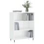 Parkettregal glänzend weiß 69,5x32,5x90 cm von vidaXL, Bücherregale und Regale - Ref: Foro24-828342, Preis: 58,24 €, Rabatt: %