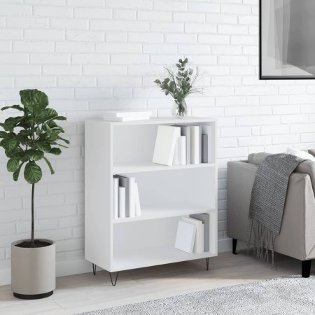 Regal aus weißem Parkett 69,5x32,5x90 cm von vidaXL, Bücherregale und Regale - Ref: Foro24-828356, Preis: 54,99 €, Rabatt: %