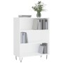 Regal aus weißem Parkett 69,5x32,5x90 cm von vidaXL, Bücherregale und Regale - Ref: Foro24-828356, Preis: 54,99 €, Rabatt: %