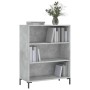 Estantería madera de ingeniería gris hormigón 69,5x32,5x90 cm de vidaXL, Librerías y estanterías - Ref: Foro24-828368, Precio...