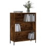 Regal aus geräucherter Eiche aus Holzwerkstoff 69,5x32,5x90 cm von vidaXL, Sideboards - Ref: Foro24-828377, Preis: 58,23 €, R...